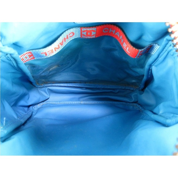 CHANEL Red and Light Blue Crossbody Bag - Picture 9 of 15